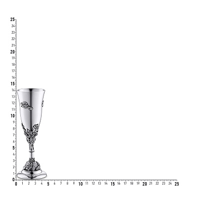 Срібна чарка. Висота 137 мм (арт. 7830/8100112)