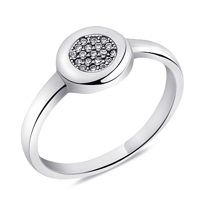 Кольцо из серебра с фианитами (арт. 05011691)