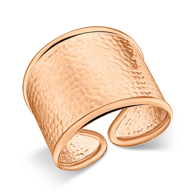 Массивное кольцо из красного золота (арт. 156277)