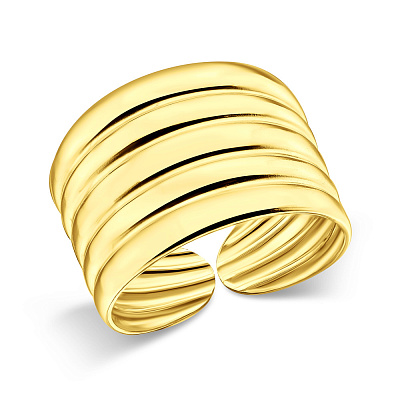 Безразмерное кольцо из желтого золота (арт. 156284ж)