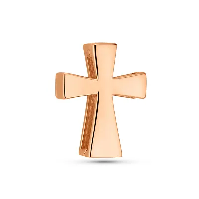 Крестик из красного золота  (арт. 424198/3)