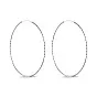 Большие серьги-кольца серебряные (арт. 7502/4373/80)