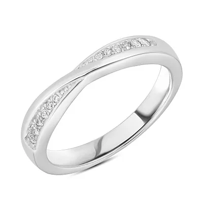 Серебряное кольцо с фианитами (арт. 7501/4829)