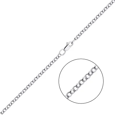 Цепь серебряная Шопард плетение (арт. 7508/3-0365.60.2)