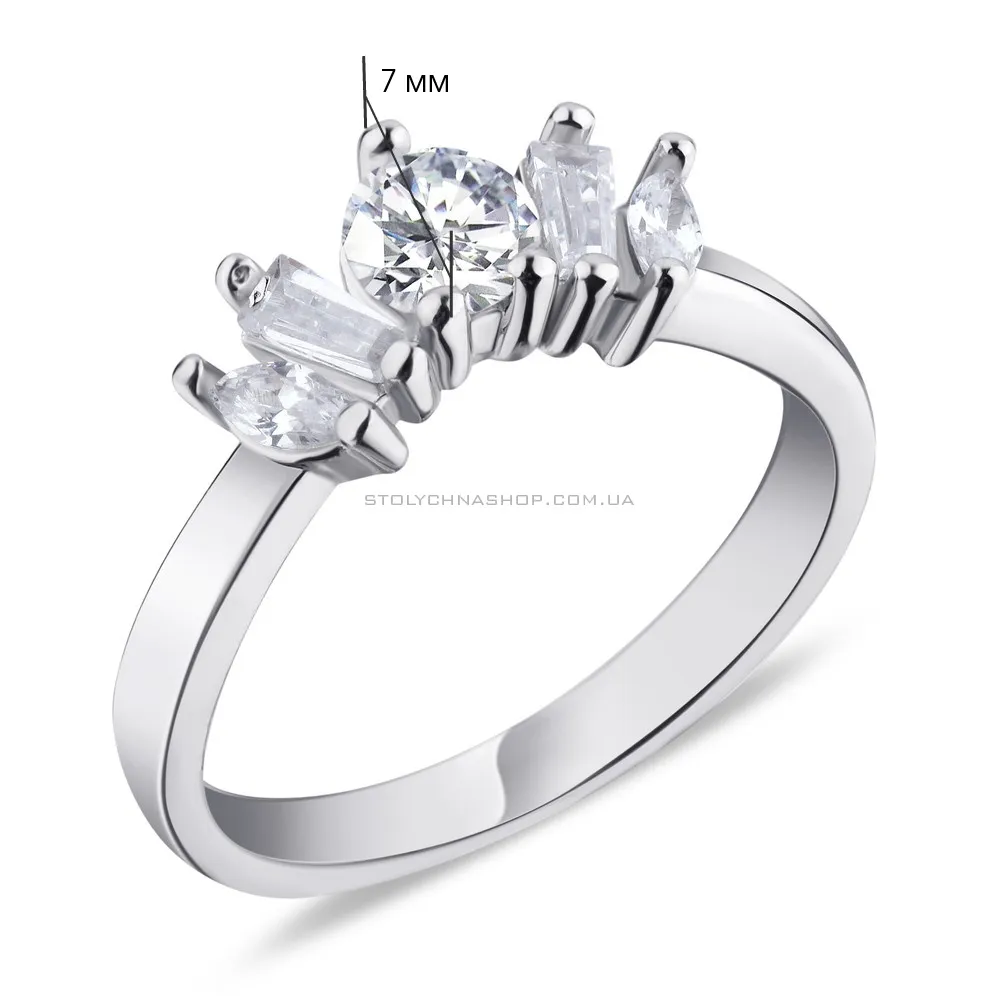 Серебряное кольцо с фианитами (арт. 7501/5183)