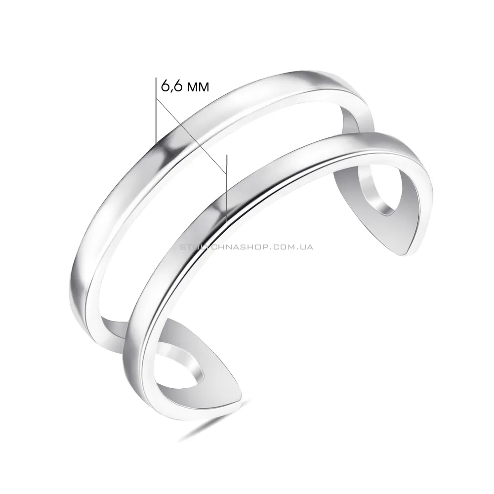 Серебряное кольцо без вставки Trendy Style (арт. 7501/4491)