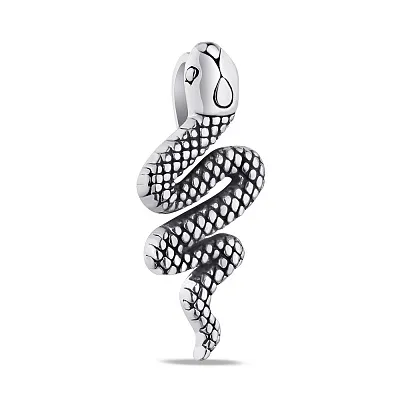 Підвіс зі срібла Змія з чорнінням Trendy Style (арт. 7903/3610)
