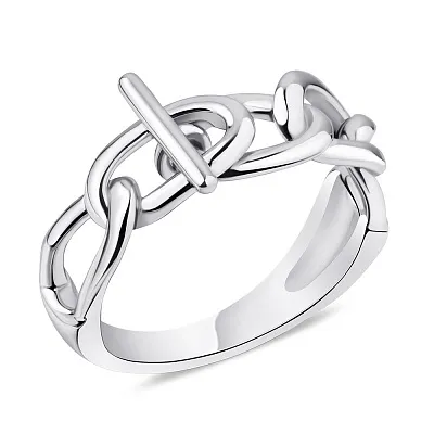 Кольцо из серебра "Цепь" без вставок Trendy Style  (арт. 7501/5717)