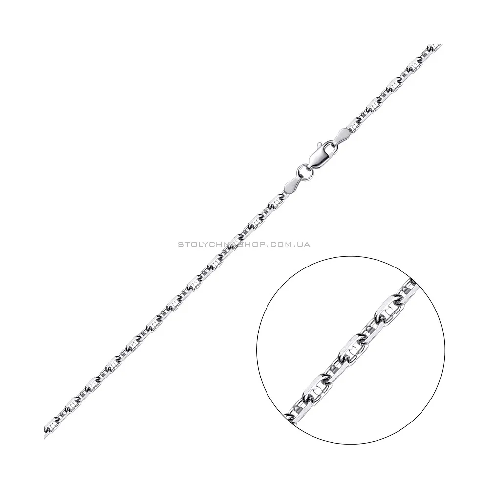 Ланцюжок зі срібла плетіння Дойч Барлі (арт. 0304403)