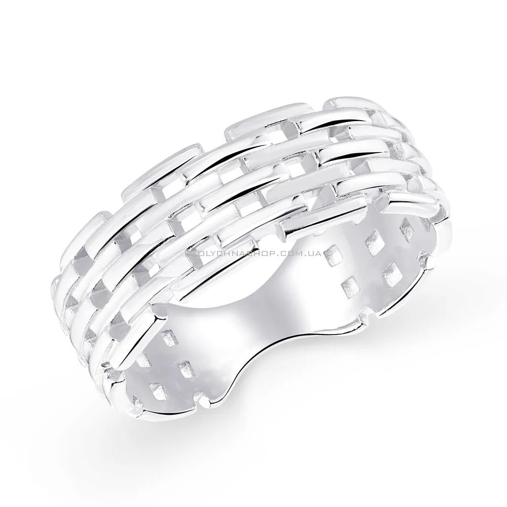 Кольцо из серебра с родированием  (арт. 7501/5703)