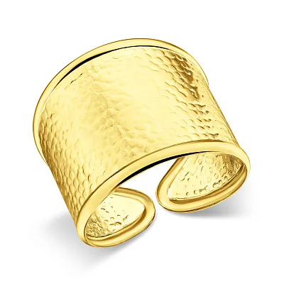 Массивное кольцо из желтого золота (арт. 156277ж)