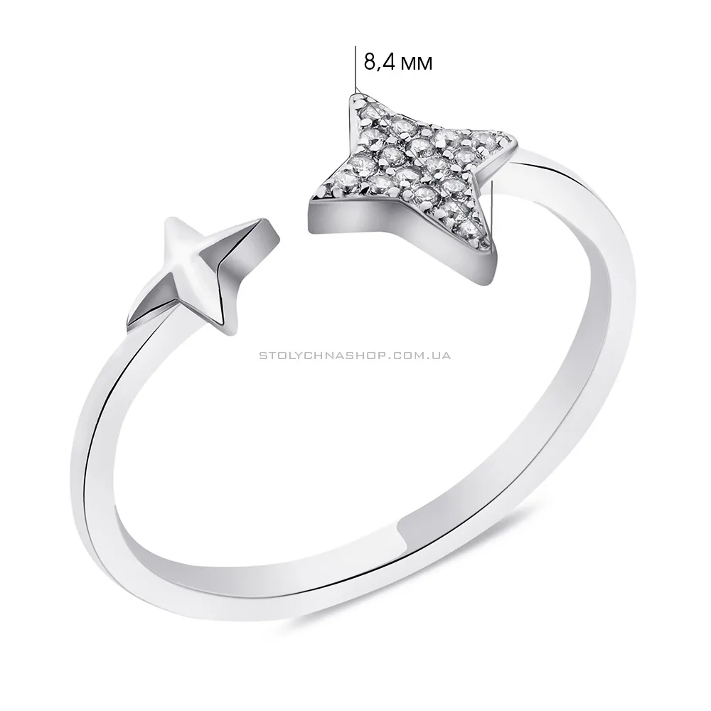 Безразмерное кольцо из серебра (арт. 7501/6165)