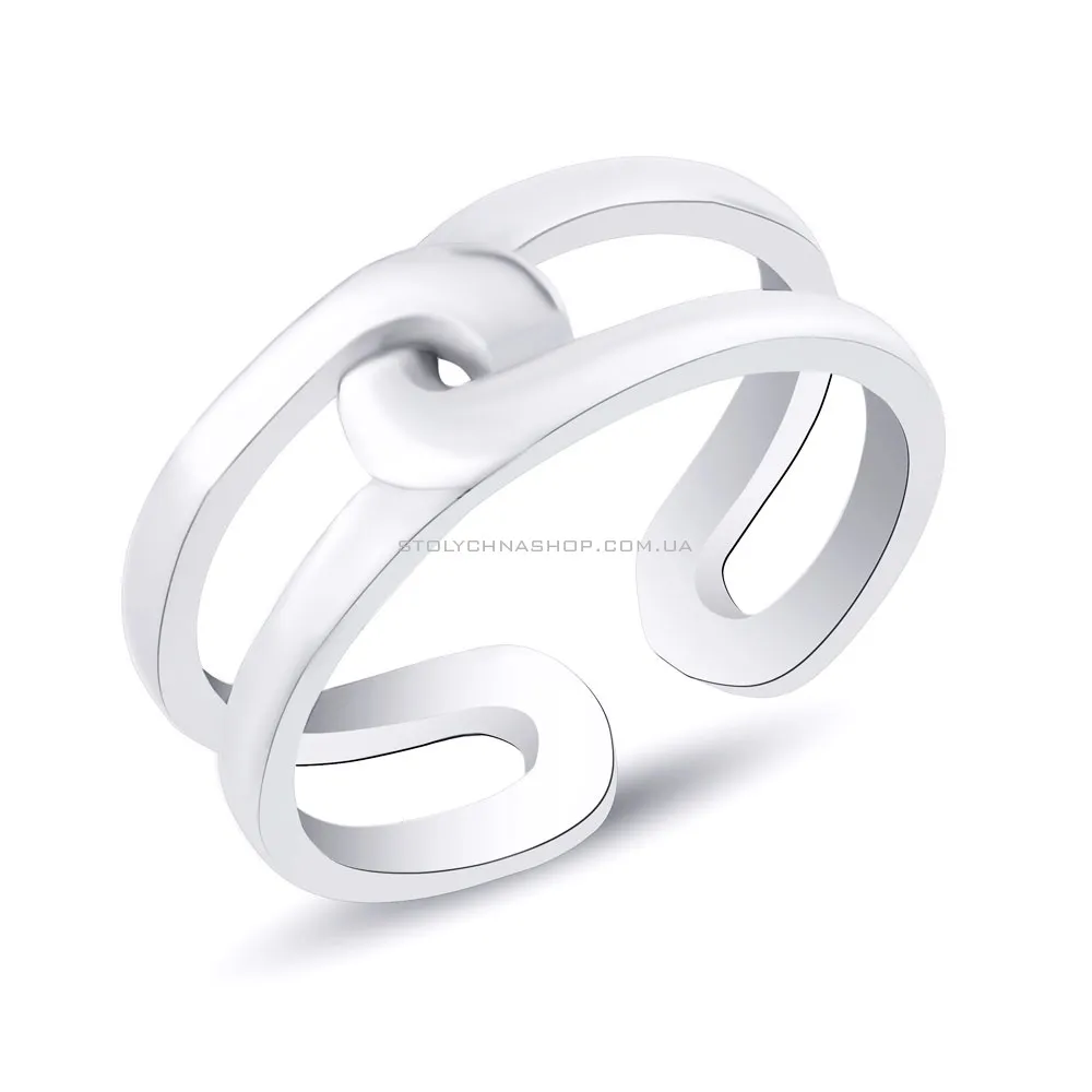 Незамкнутое кольцо из серебра (арт. 7501/6076)