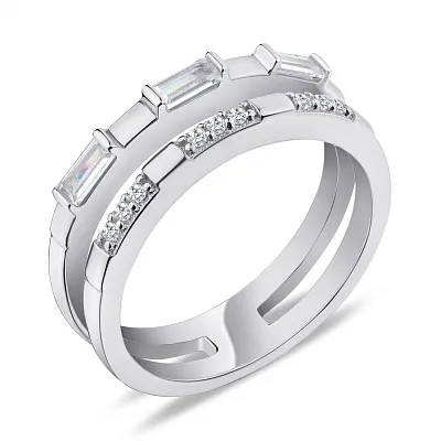 Кольцо из серебра Trendy Style с фианитами (арт. 7501/5196)