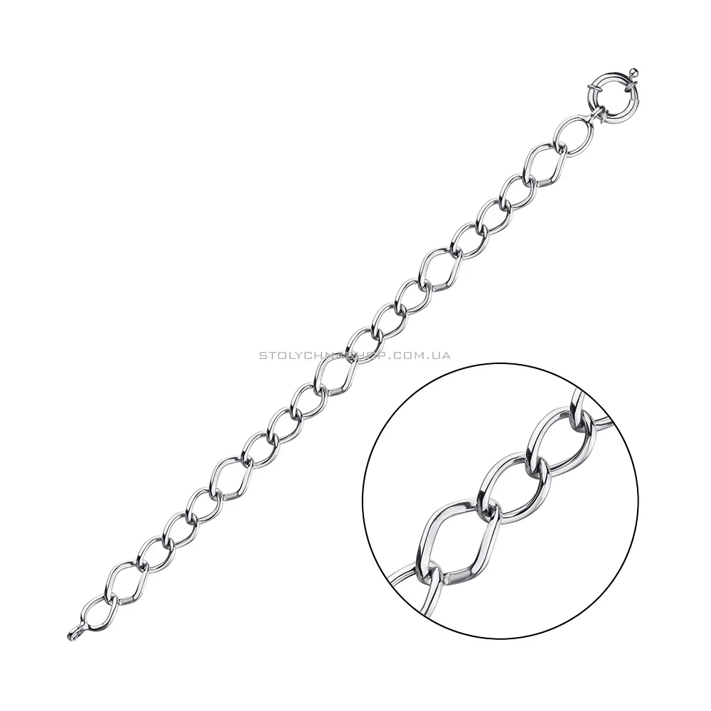 Цепочный браслет из серебра  (арт. 7509/3205)