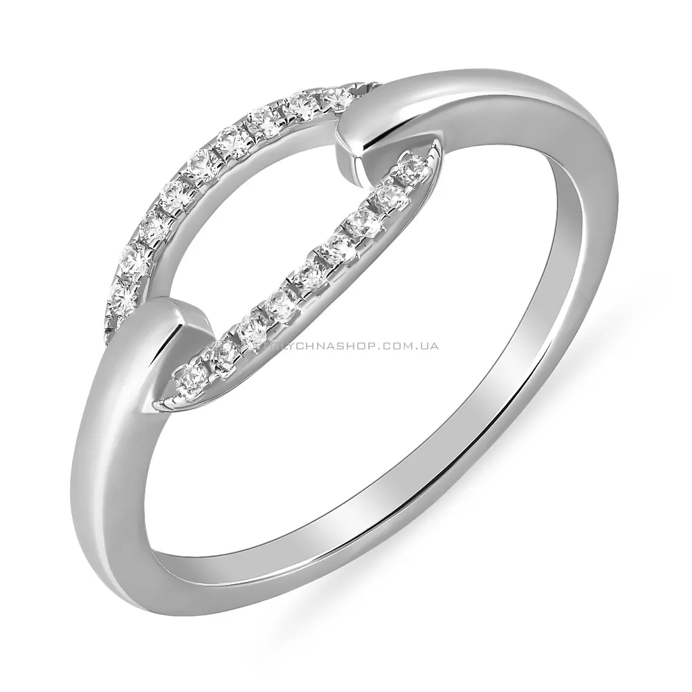 Серебряное кольцо с фианитами (арт. 7501/4843)