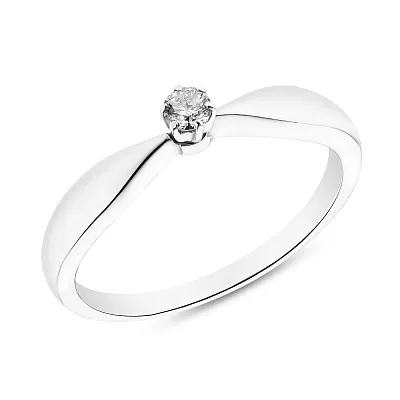Золотое помолвочное кольцо с бриллиантом (арт. XR15535)