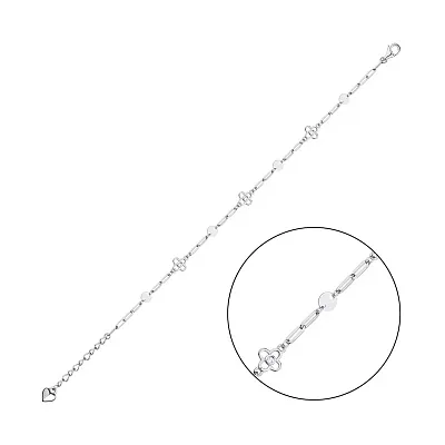 Срібний браслет з фіанітами (арт. 7509/3785)