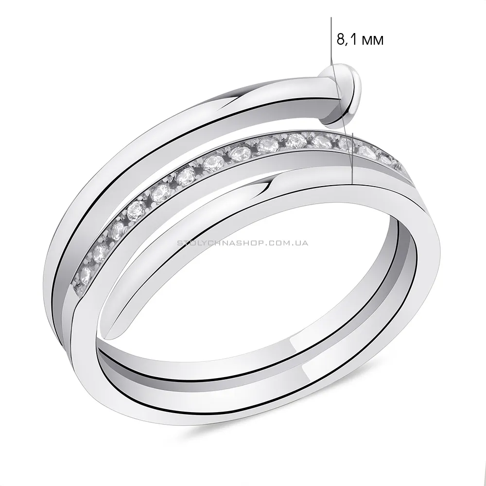 Серебряное кольцо "Гвоздь" (арт. 7501/5941)