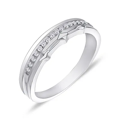 Серебряное кольцо с фианитами (арт. 7501/4631)