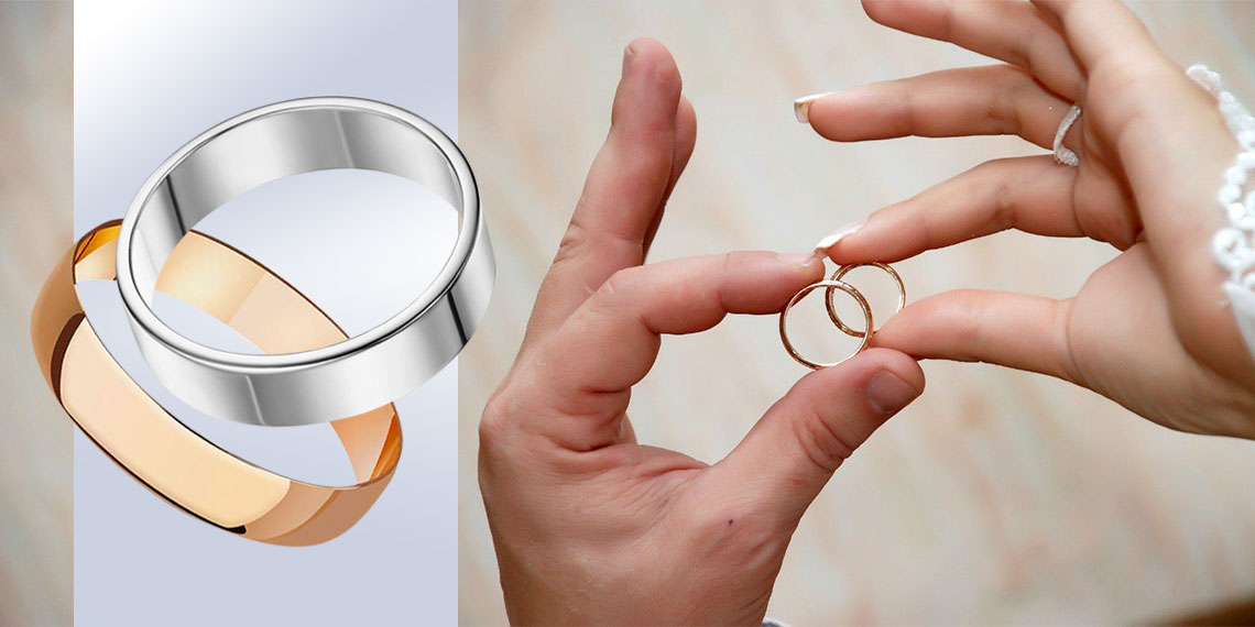 Золото или серебро: какие обручальные кольца лучше