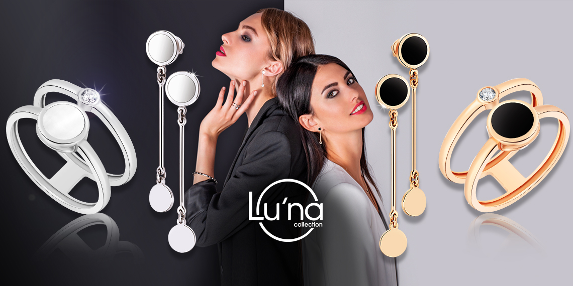 Нова колекція Luna – ювелірні прикраси зі вставками з емалі і фіанітів