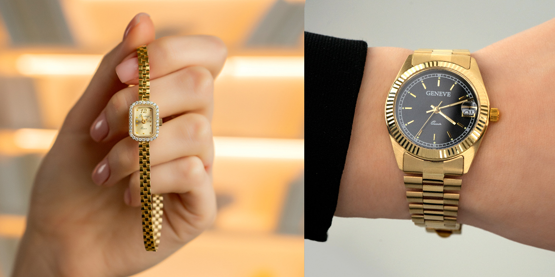 Как носить мужские и женские драгоценные часы с браслетом 1