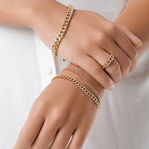 Золотые браслеты на руку панцырное плетение