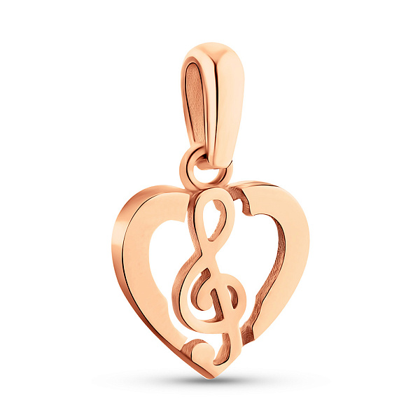 Кулон з червоного золота (арт. 424820) – зображення 1