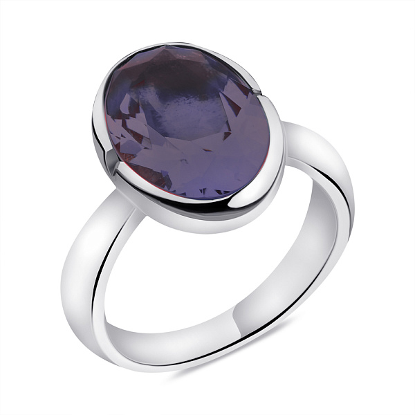 Кольцо из серебра с кварцем (арт. 7001/3073Пкф) – изображение 1