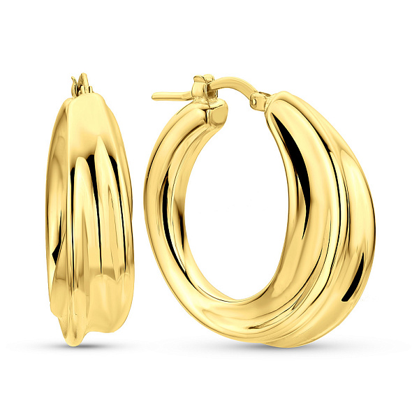 Золоті сережки Francelli в жовтому кольорі металу (арт. 109759/25ж) – зображення 1