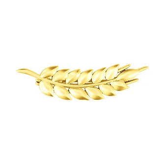 Брошка Колосок з жовтого золота (арт. 361166ж)