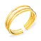 Фаланговое тройное золотое кольцо (арт. 140701фж) – изображение 1