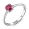 Серебряное кольцо з рубином (арт. 7501/2194446Р) – изображение 1