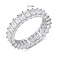 Серебряное кольцо с дорожкой из фианитов (арт. 7501/8221) – изображение 2