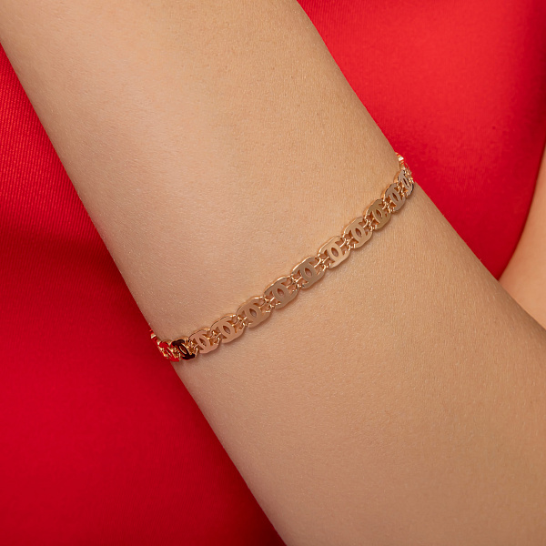 Широкий браслет из красного золота (арт. 3261388) – изображение 2