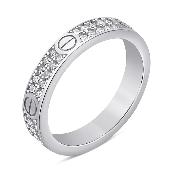 Серебряное кольцо с фианитами (арт. 7501/4095) – изображение 1