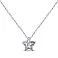 Серебряное колье Звезда с фианитом (арт. 7507/КЛ2Ф/007) – изображение 1