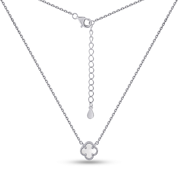 Кольє зі срібла з перламутром (арт. 7507/470/7п) – зображення 2