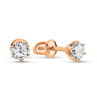 Фото Золоті сережки-пусети  (арт. 2191624101)