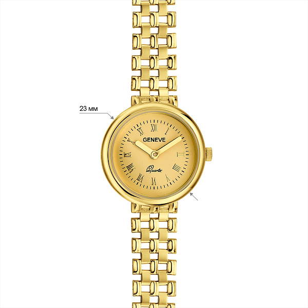 Золотые кварцевые часы (арт. 260292жж) – изображение 3