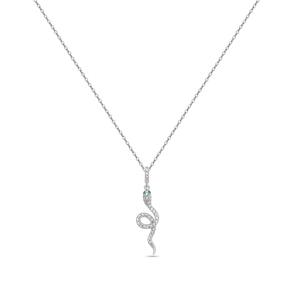 Серебряное колье Змея с альпинитами (арт. 7507/2351аз) – изображение 1