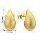 Золоті сережки Крапля Francelli (арт. 1091888жм) – зображення 3