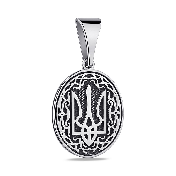 Підвіс зі срібла Тризуб-Герб України (арт. 7903/1856) – зображення 1