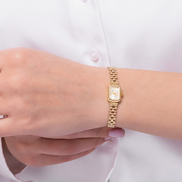 Классические женские золотые часы (арт. 260102ж) – изображение 5