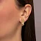 Золотые серьги с фианитами (арт. 1092065ж) – изображение 3