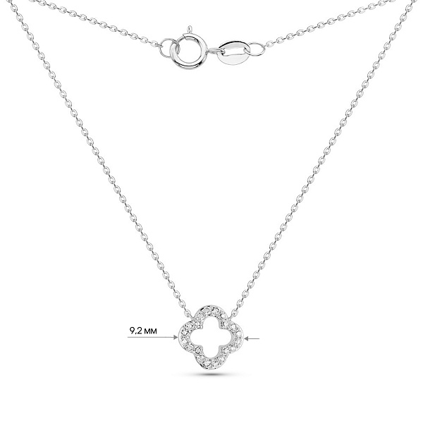 Золоте кольє з діамантами (арт. Ц341565010б) – зображення 3