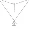 Колье серебряное с подвеской и с фианитами (арт. 7507/1640) – изображение 2