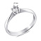 Серебряное кольцо с фианитом (арт. 7501/6679/1) – изображение 2
