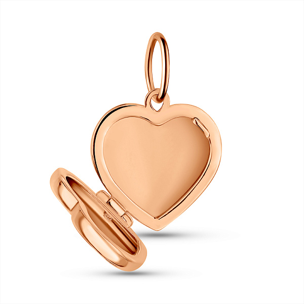 Золотой кулон для фотографии (арт. 422772) – изображение 2